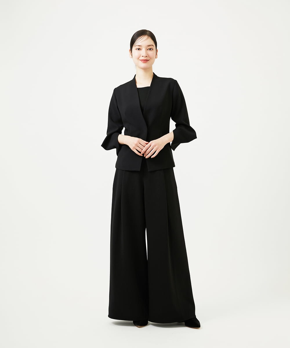 GBJEE01540 Sybilla(シビラ) スリットスリーブジャケット ブラック