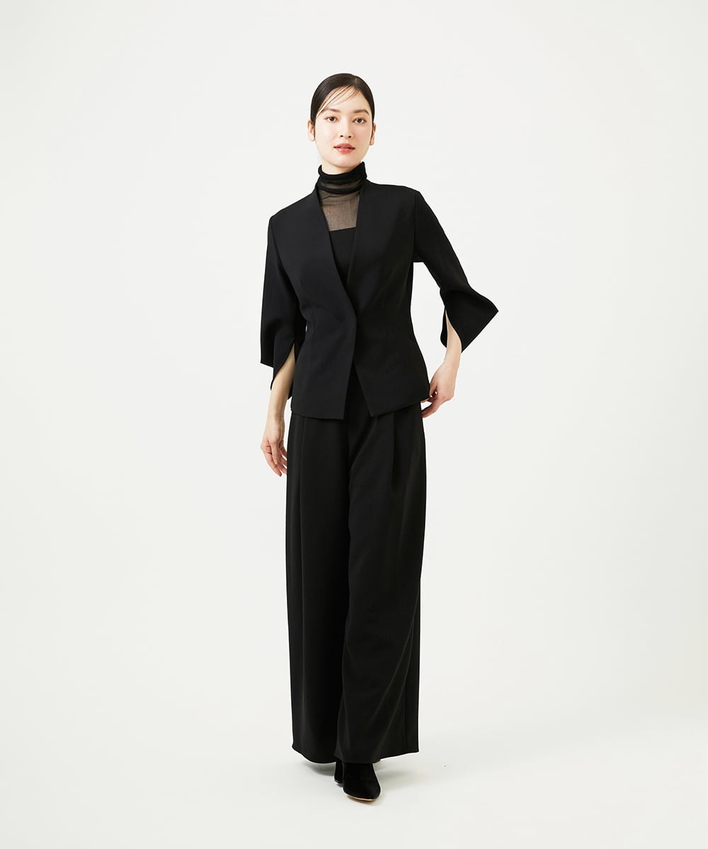 GBJEE01540 Sybilla(シビラ) スリットスリーブジャケット ブラック