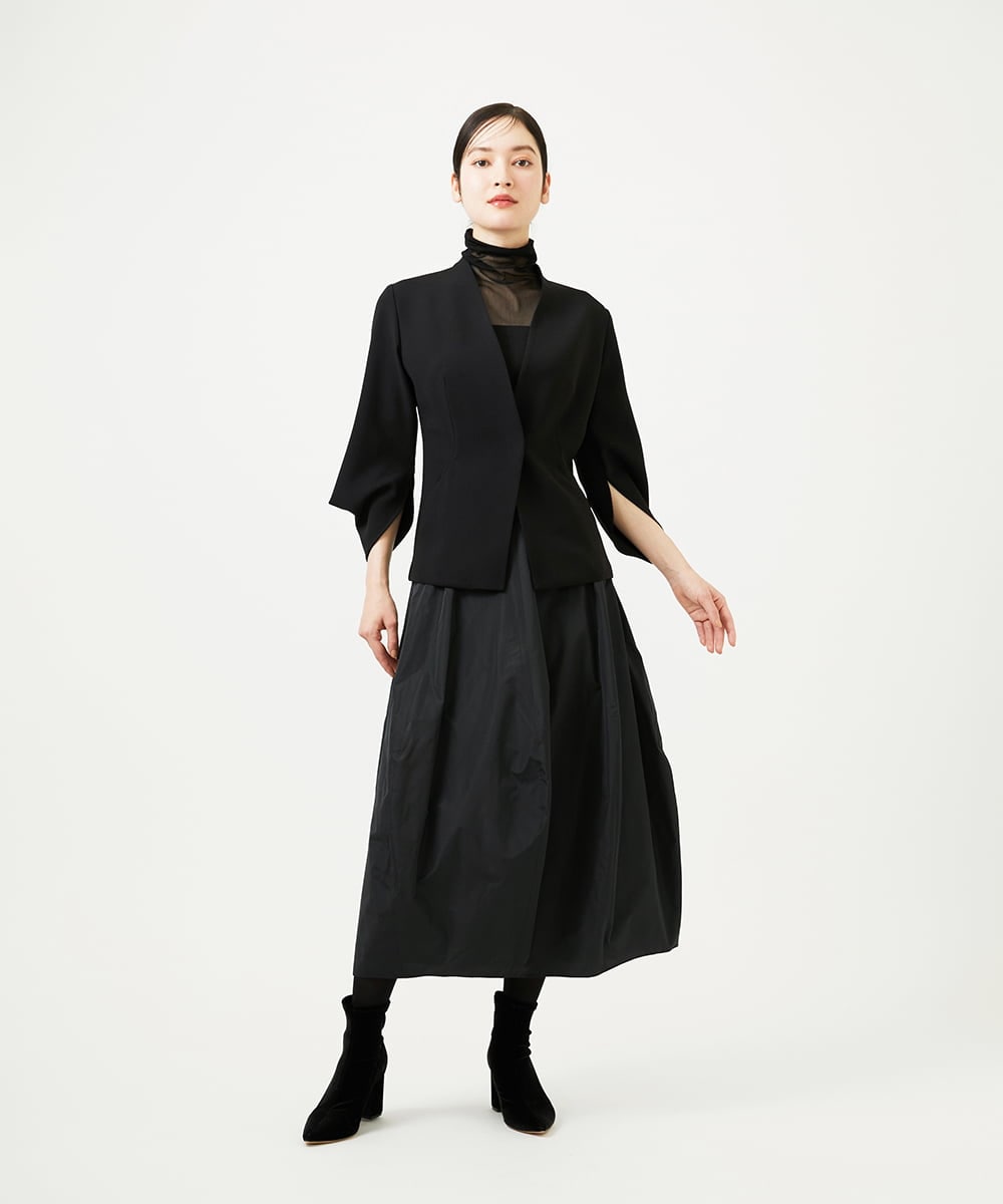 GBJEE01540 Sybilla(シビラ) スリットスリーブジャケット ブラック