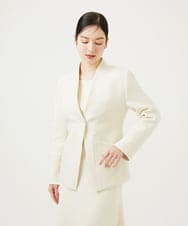 GBJEE01630 Sybilla(シビラ) ストレッチブークレージャケット アイボリー