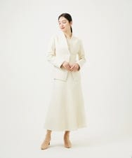 GBJEE01630 Sybilla(シビラ) ストレッチブークレージャケット アイボリー