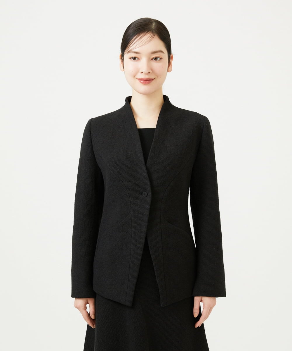 GBJEE01630 Sybilla(シビラ) ストレッチブークレージャケット ブラック