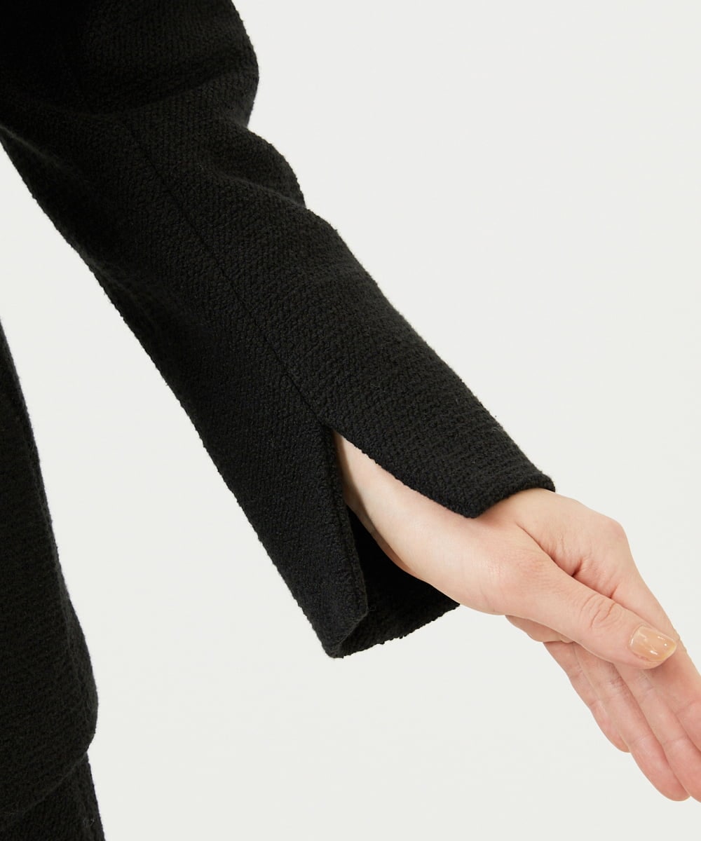 GBJEE01630 Sybilla(シビラ) ストレッチブークレージャケット ブラック