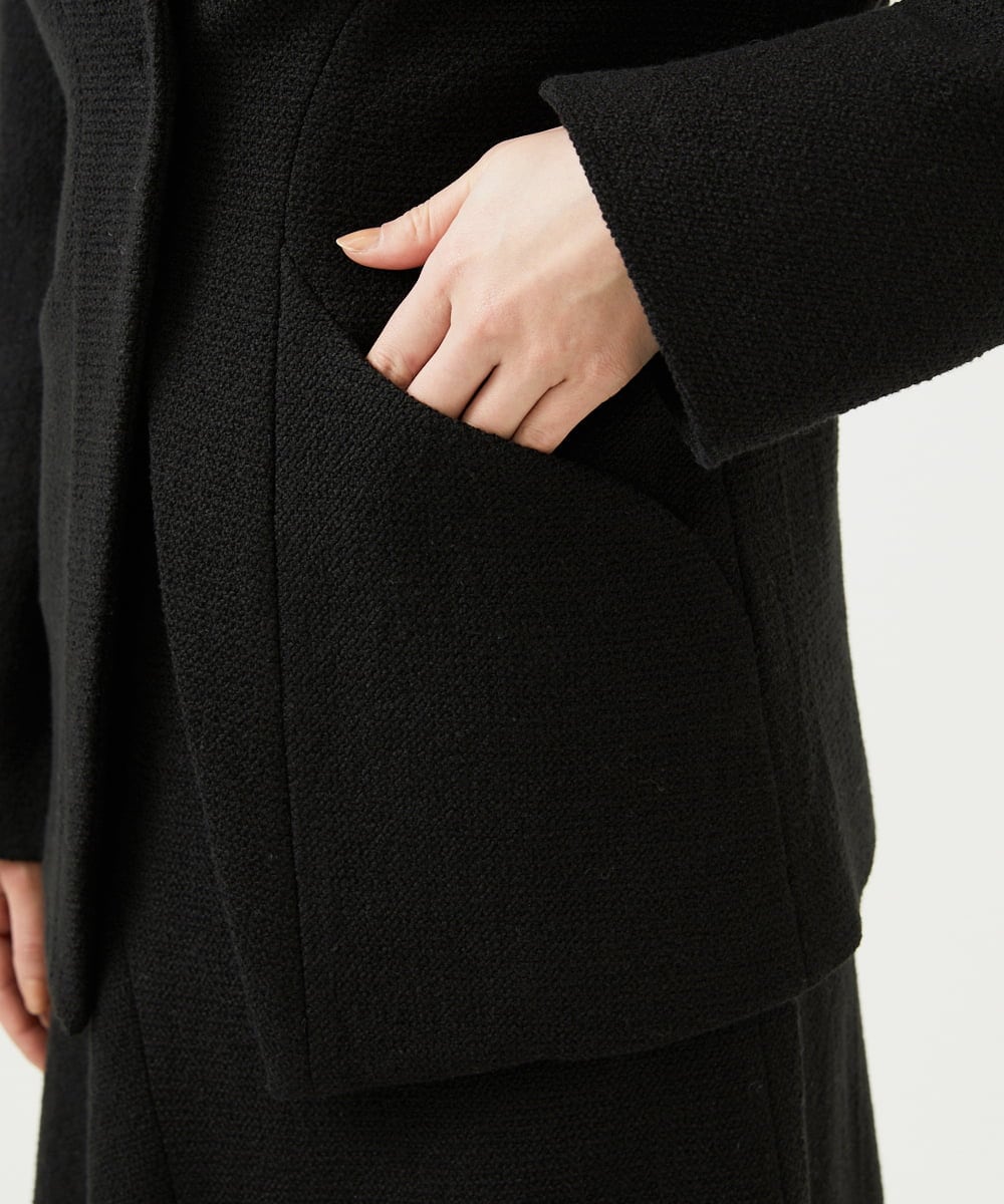 GBJEE01630 Sybilla(シビラ) ストレッチブークレージャケット ブラック