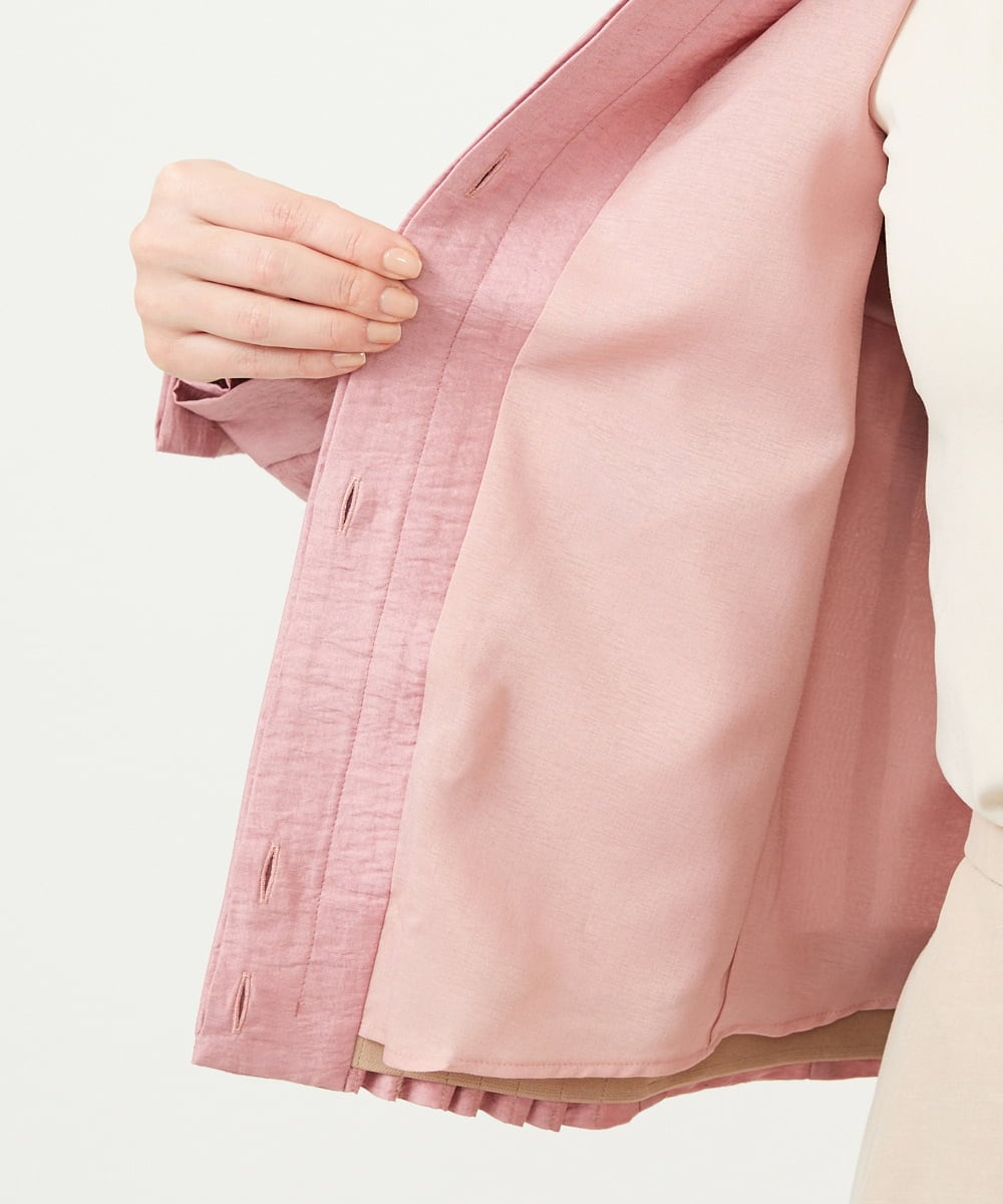 GBJEE22700 Sybilla(シビラ) タックヘムブルゾン ピンク