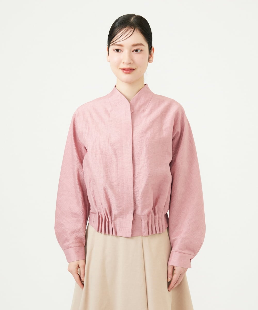 GBJEE22700 Sybilla(シビラ) タックヘムブルゾン ピンク