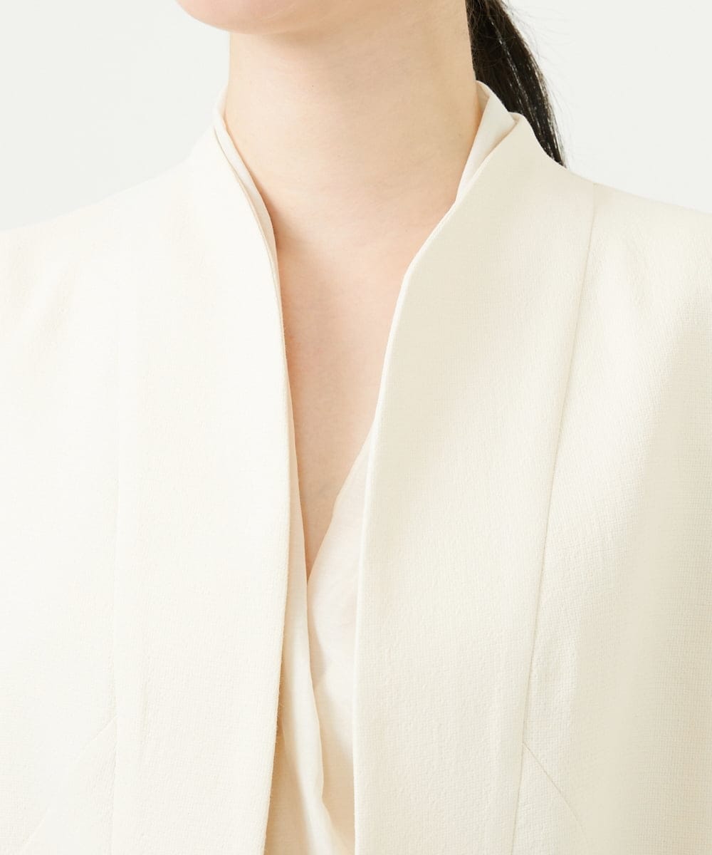 GBJEE33630 Sybilla(シビラ) Aラインロングジレ アイボリー