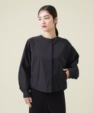 GBJET09590 Sybilla(シビラ) 【ドラマ着用】バックタックショートブルゾン ネイビー