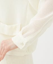 GBJGB03540 Sybilla(シビラ) シアーカラミブルゾン アイボリー