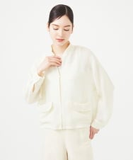GBJGB03540 Sybilla(シビラ) シアーカラミブルゾン アイボリー