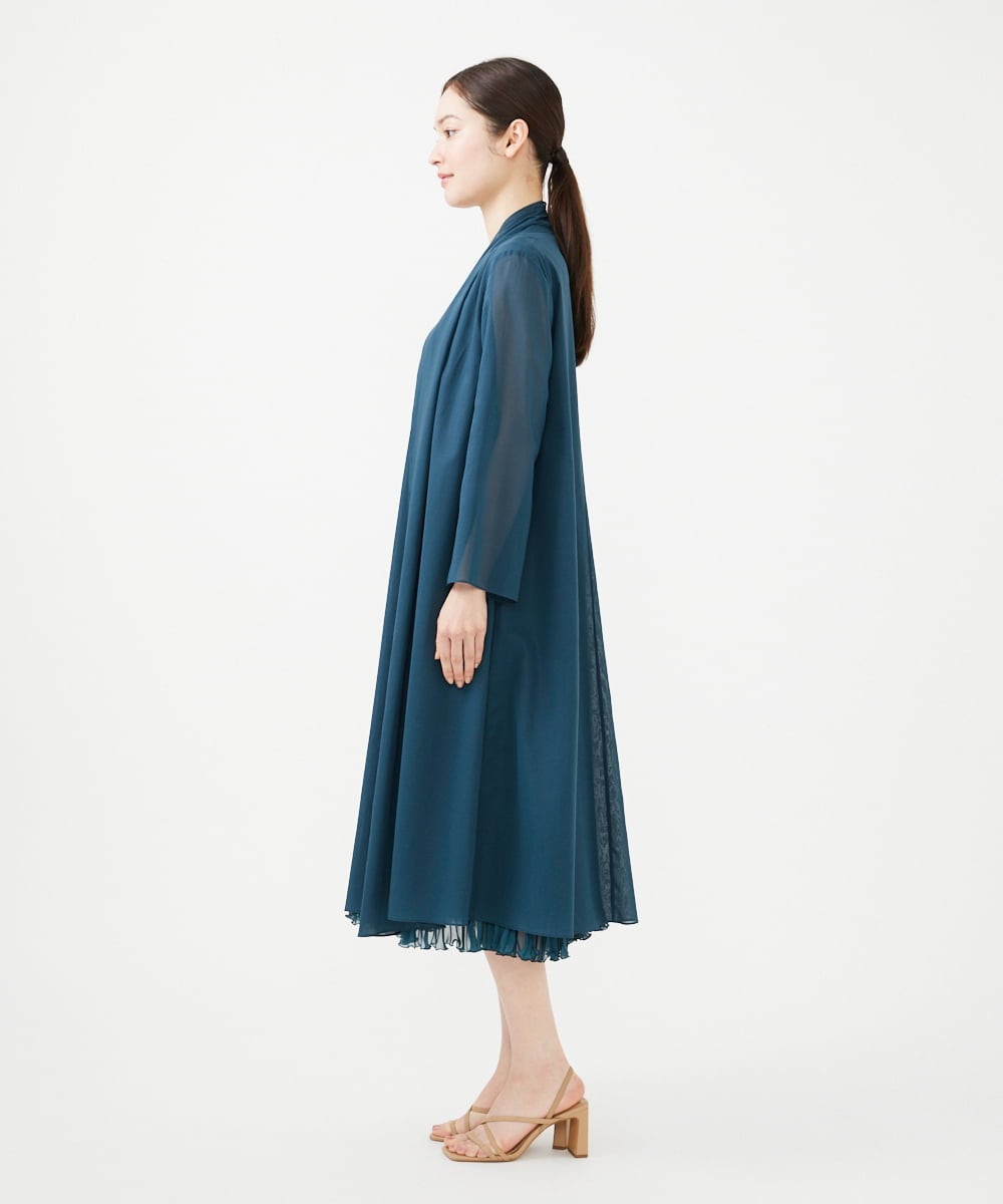 GBJGC03690 Sybilla(シビラ) シアーロングジャケット グリーン