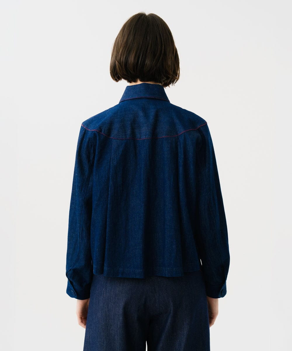 GBJGD04450 Sybilla(シビラ) ステッチデニムジャケット インディゴ