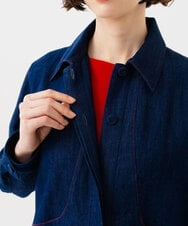 GBJGD04450 Sybilla(シビラ) ステッチデニムジャケット インディゴ