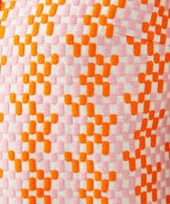 GBJGD05630 Sybilla(シビラ) スクエアドット刺繍ジャケット オレンジ系