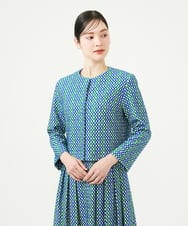 GBJGD05630 Sybilla(シビラ) スクエアドット刺繍ジャケット ブルー系