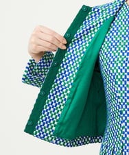 GBJGD05630 Sybilla(シビラ) スクエアドット刺繍ジャケット ブルー系