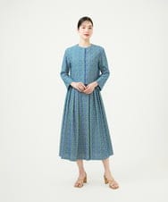 GBJGD05630 Sybilla(シビラ) スクエアドット刺繍ジャケット ブルー系