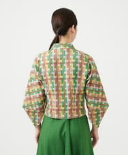 GBJGE04700 Sybilla(シビラ) チェックジャカードジャケット マルチカラー