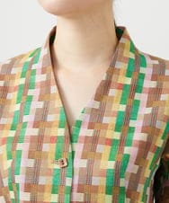 GBJGE04700 Sybilla(シビラ) チェックジャカードジャケット マルチカラー