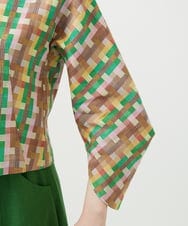 GBJGE04700 Sybilla(シビラ) チェックジャカードジャケット マルチカラー