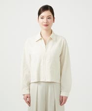 GBJGE05700 Sybilla(シビラ) シルクナイロンブルゾン ライトベージュ