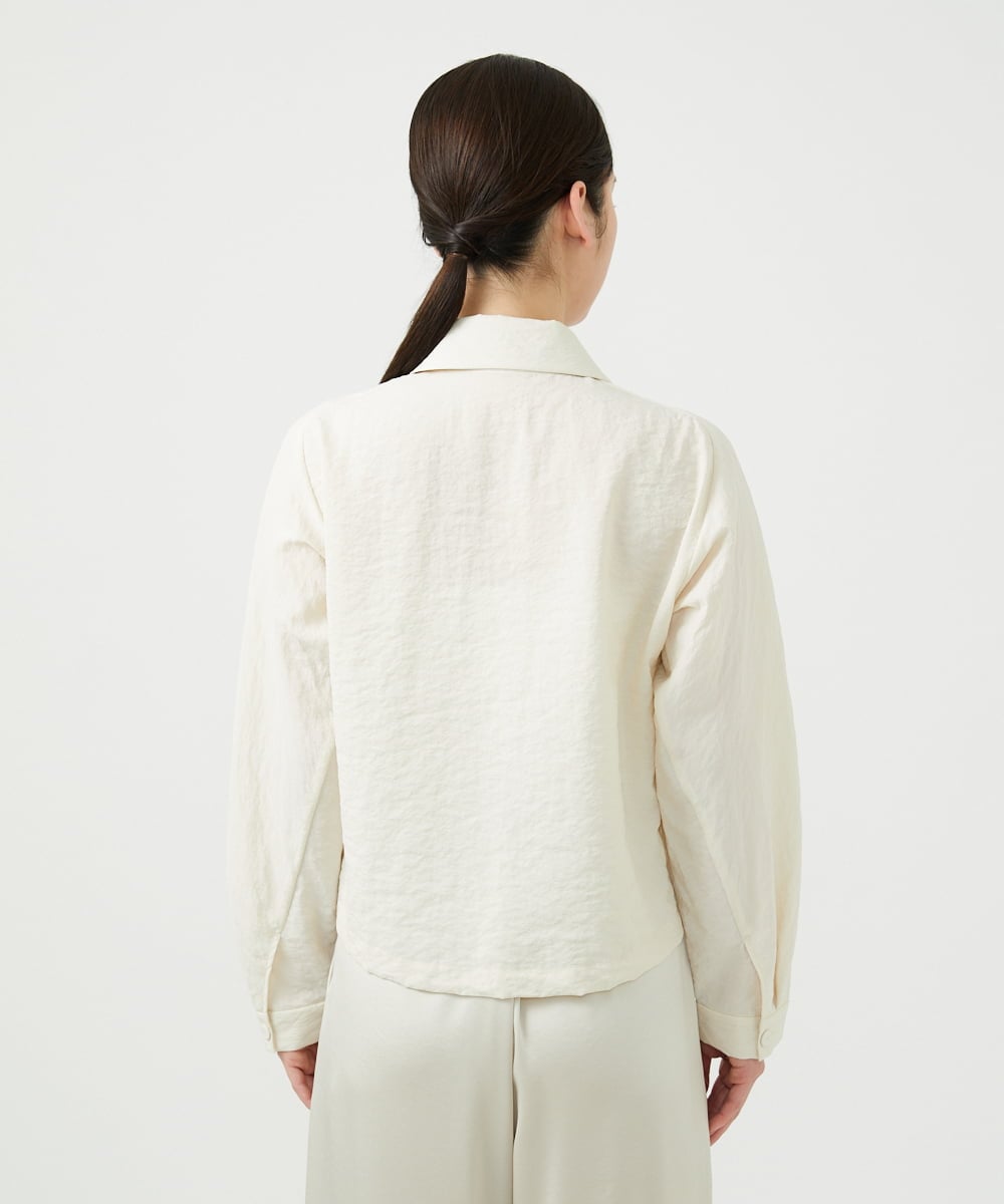 GBJGE05700 Sybilla(シビラ) シルクナイロンブルゾン ライトベージュ