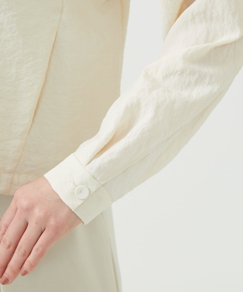 GBJGE05700 Sybilla(シビラ) シルクナイロンブルゾン ライトベージュ