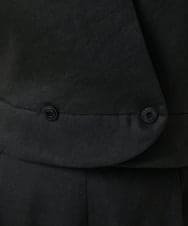 GBJGE21500 Sybilla(シビラ) ケープ風リネンジャケット ブラック