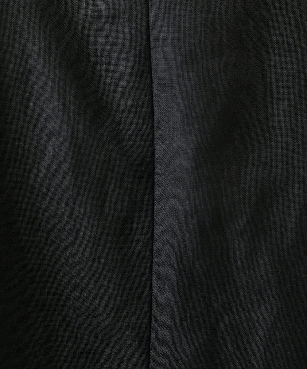 GBJGE21500 Sybilla(シビラ) ケープ風リネンジャケット ブラック