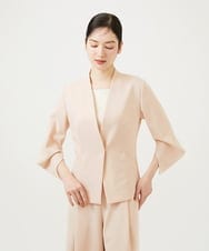 GBJGF70540 Sybilla(シビラ) 【再入荷】スリットスリーブジャケット ピンクベージュ