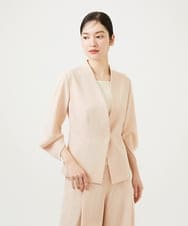 GBJGF70540 Sybilla(シビラ) 【再入荷】スリットスリーブジャケット ピンクベージュ