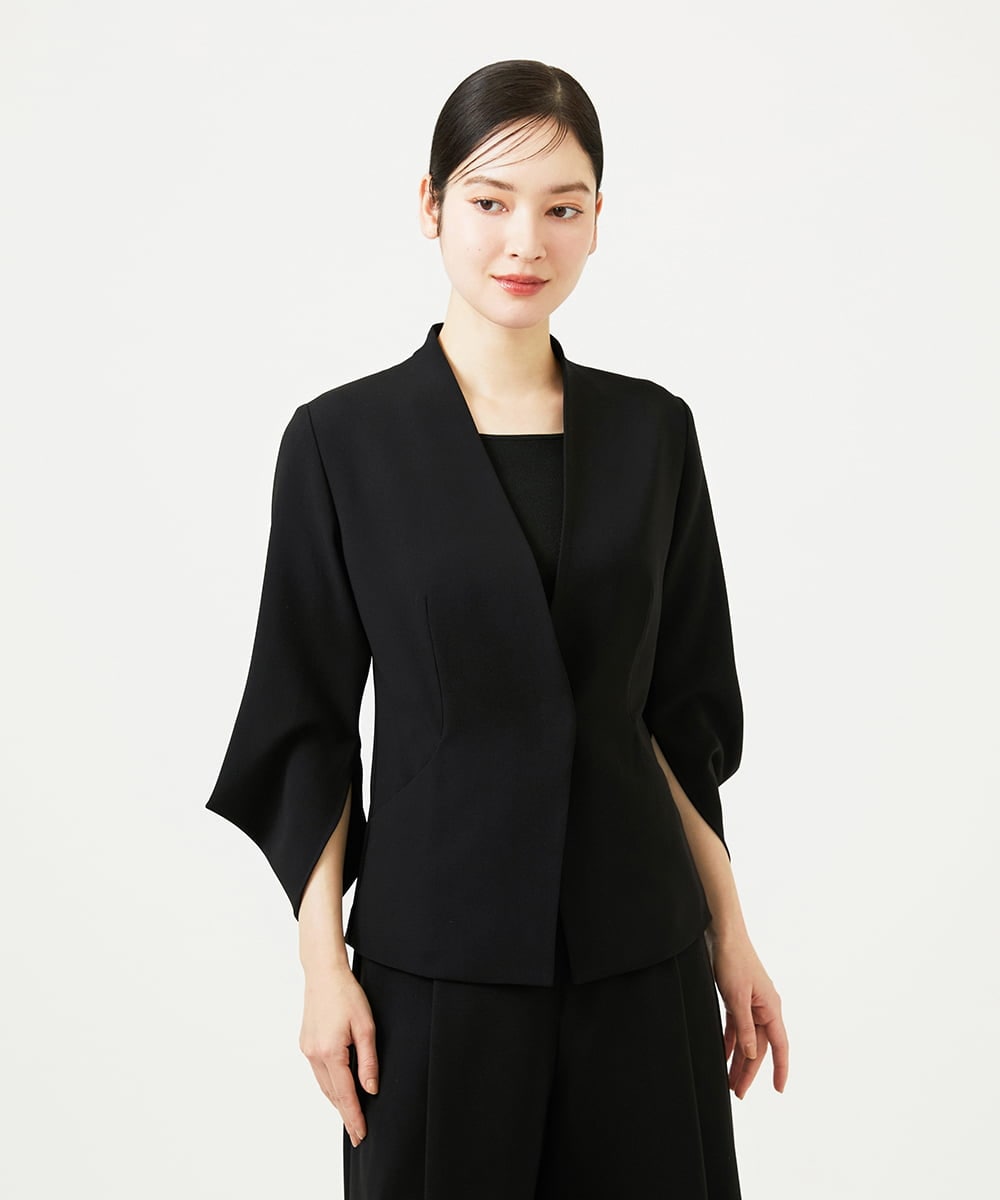 GBJGF70540 Sybilla(シビラ) 【再入荷】スリットスリーブジャケット ブラック