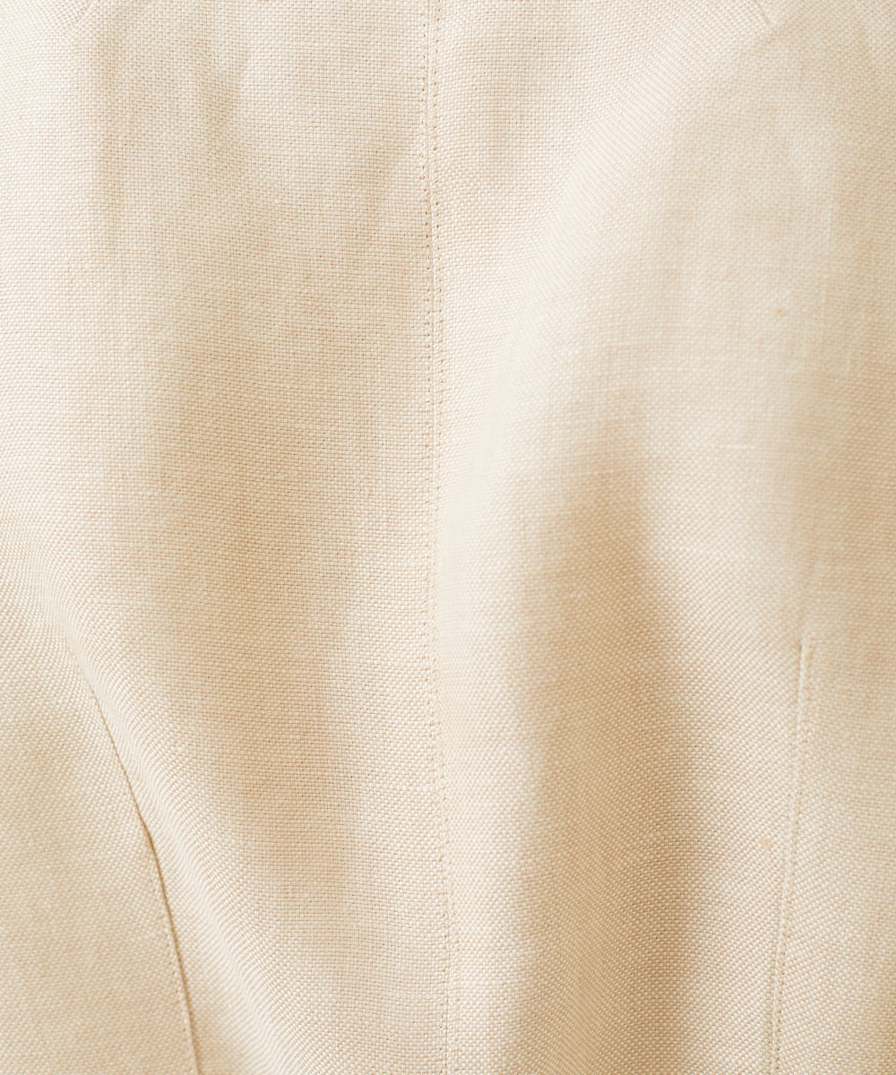 GBJGV17630 Sybilla(シビラ) シークレットリリー刺繍リネンジャケット ベージュ
