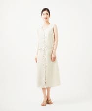 GBJYB01110 Sybilla(シビラ) シェルボタンジレドレス アイボリー