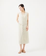 GBJYB01110 Sybilla(シビラ) シェルボタンジレドレス アイボリー