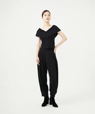 GBKAD03330 Sybilla(シビラ) ワイドカラーVネックカットソー ブラック