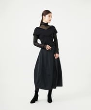 GBKAD03330 Sybilla(シビラ) ワイドカラーVネックカットソー ブラック