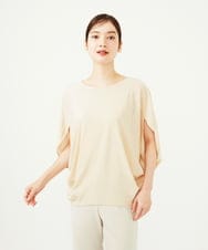 GBKAD41200 Sybilla(シビラ) ケープ風ドルマンスリーブカットソー ベージュ