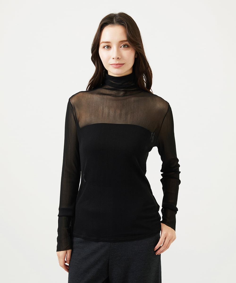 GBKAF07300 Sybilla(シビラ) シルクチュールシアータートル ブラック