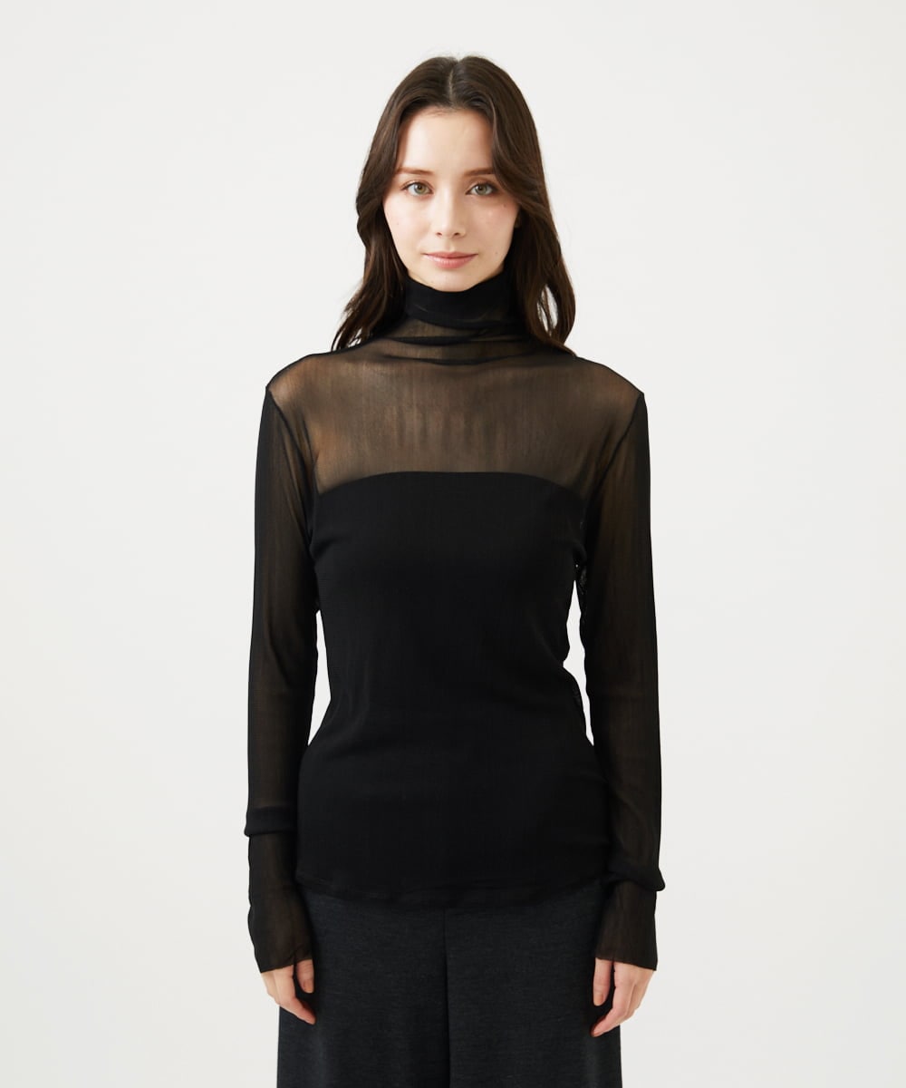 GBKAF07300 Sybilla(シビラ) シルクチュールシアータートル ブラック