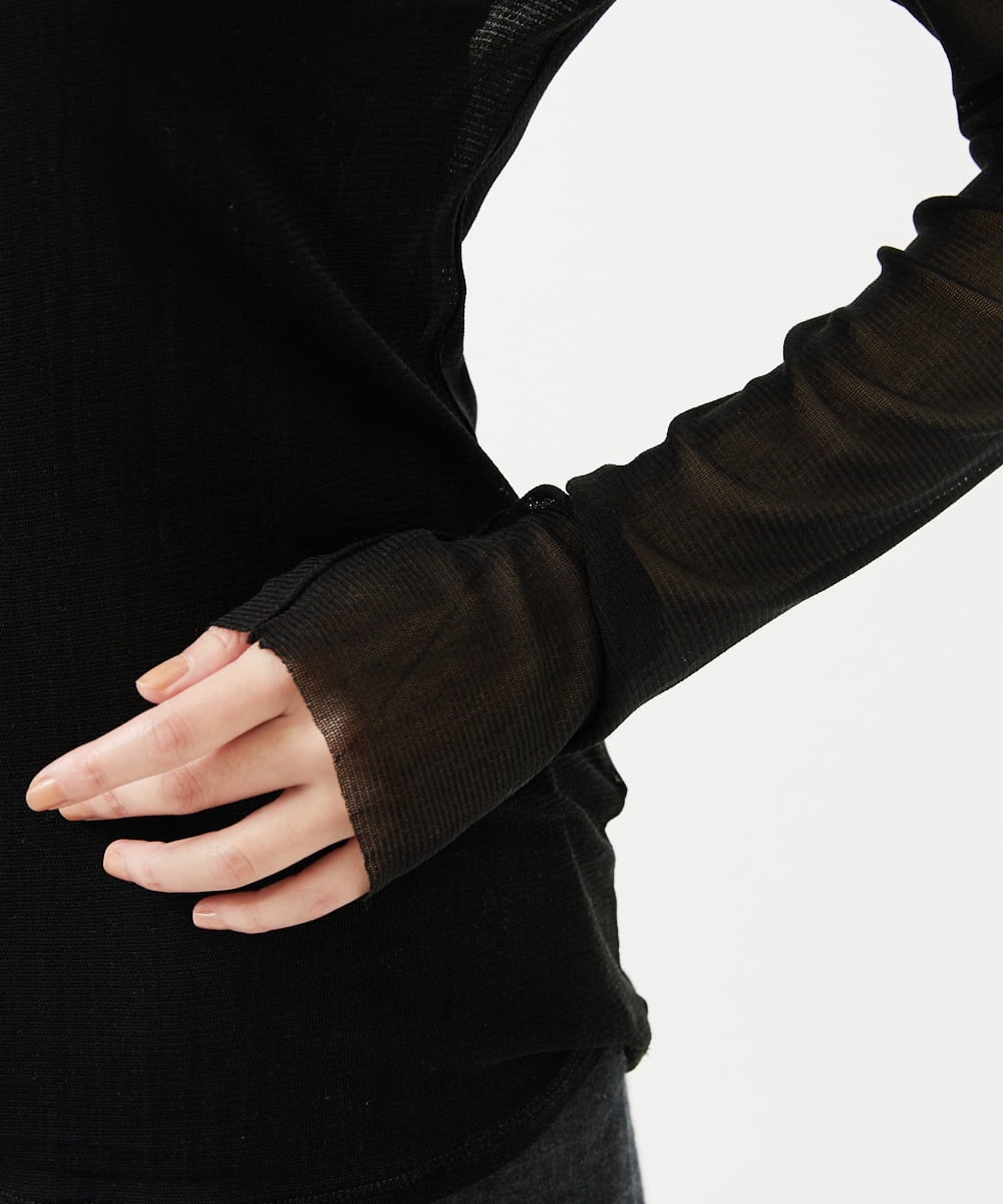 GBKAF07300 Sybilla(シビラ) シルクチュールシアータートル ブラック