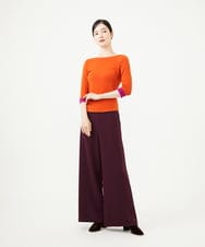 GBKAG20200 Sybilla(シビラ) カラーリバーシブルカットソー パープル×オレンジ