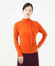 GBKAG21180 Sybilla(シビラ) カラーボウタイカットソー オレンジ
