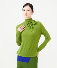 GBKAG21180 Sybilla(シビラ) カラーボウタイカットソー グリーン