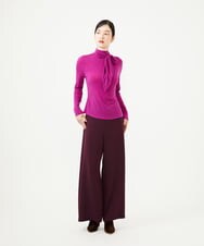 GBKAG21180 Sybilla(シビラ) カラーボウタイカットソー パープル