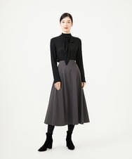 GBKAG21180 Sybilla(シビラ) カラーボウタイカットソー ブラック