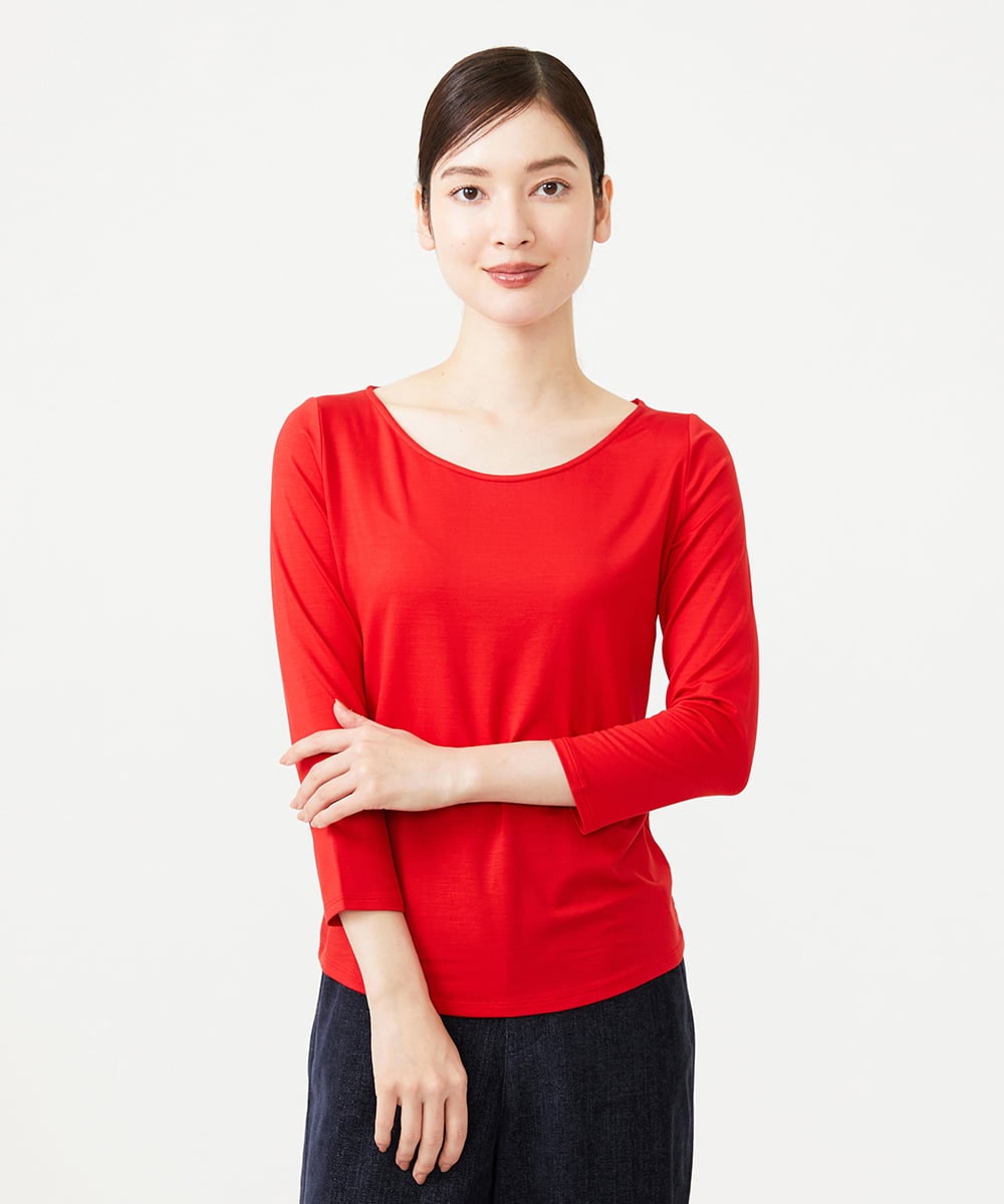 GBKAG31160 Sybilla(シビラ) Skinea ラウンドネックカットソー レッド
