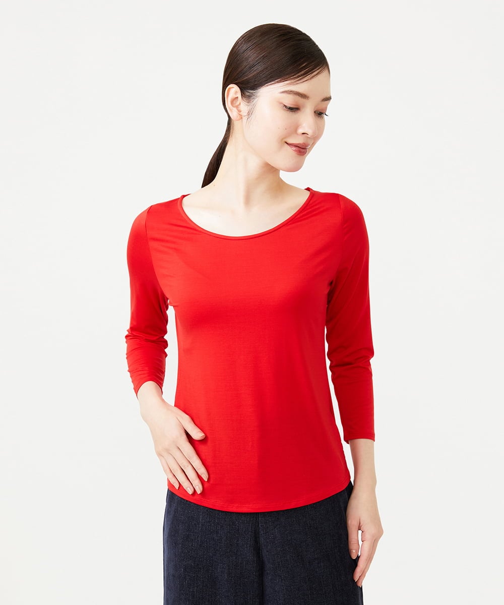 GBKAG31160 Sybilla(シビラ) Skinea ラウンドネックカットソー レッド