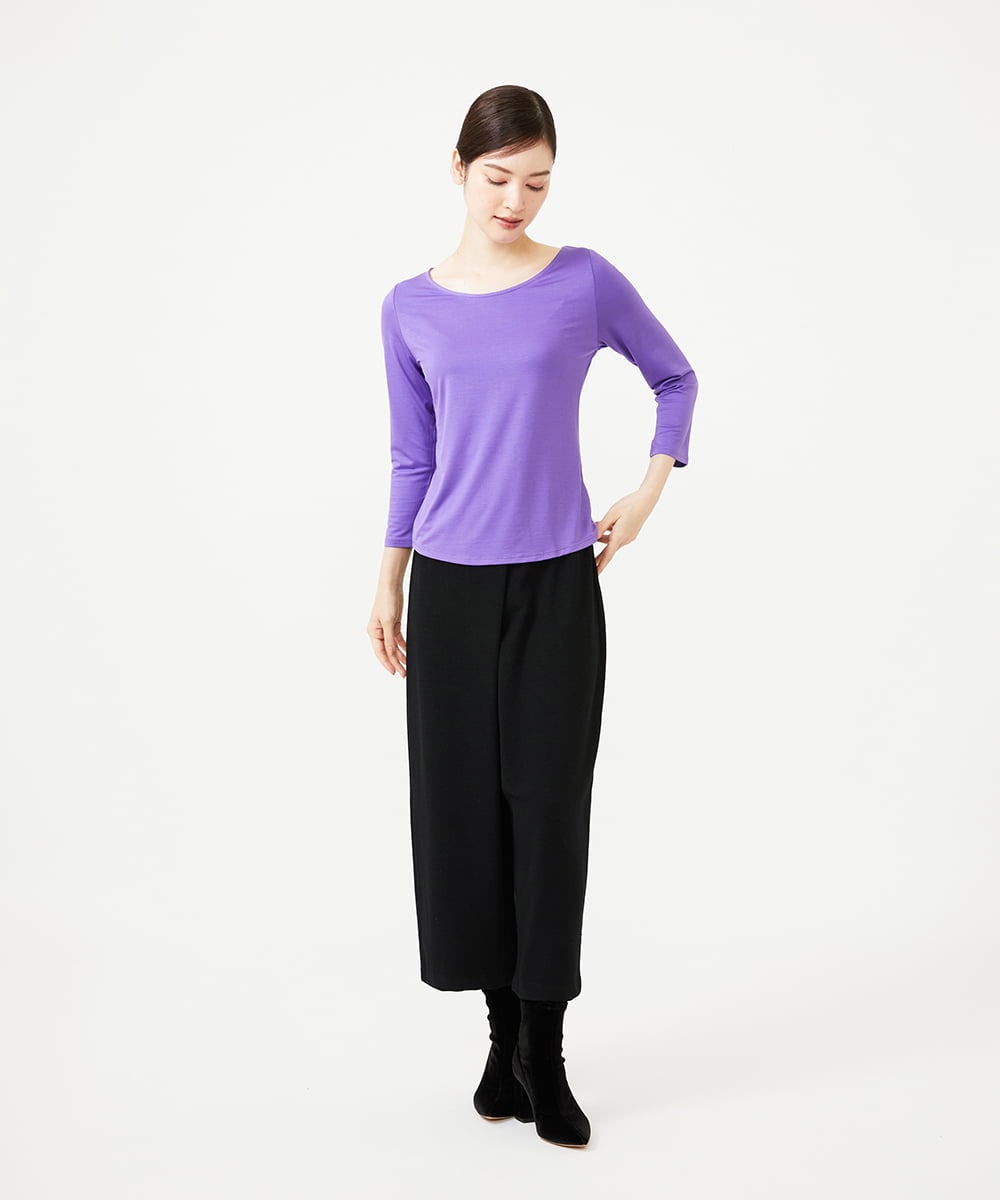 GBKAG31160 Sybilla(シビラ) Skinea ラウンドネックカットソー パープル