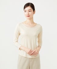GBKAG31160 Sybilla(シビラ) Skinea ラウンドネックカットソー ライトベージュ